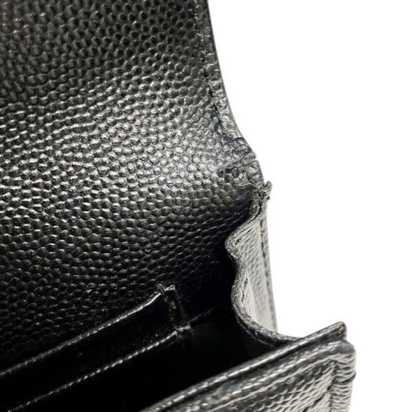 Yves Saint Laurent Small Envelope Wallet Black Branded Accessories Card - Picture 5 of 9